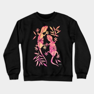 gecko fire Crewneck Sweatshirt